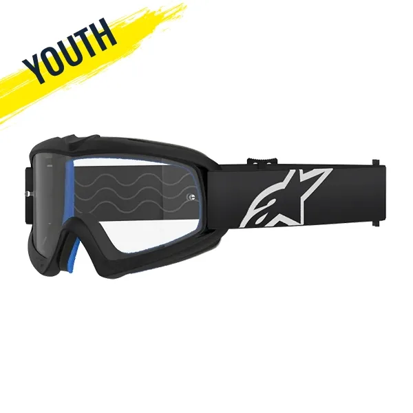 Alpinestars Vision Corp Youth Goggles - Black Clear Alpinestars Vision Corp Youth Goggles - Black Clear Alpinestars Vision Corp Youth Goggles - Black Clear 5140125-1425