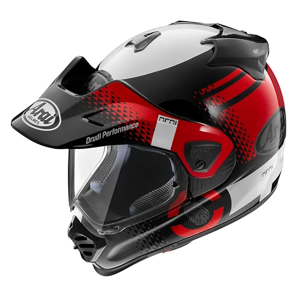 Arai Tour-X5 Print Adventure Helmet - Red 184-0383