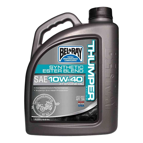 Bel-Ray Thumper Racing Synthetic Ester Blend 4T Engine Oil 10W40