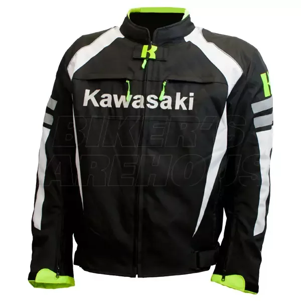 Biker Zone Kawasaki Textile Riding Jacket