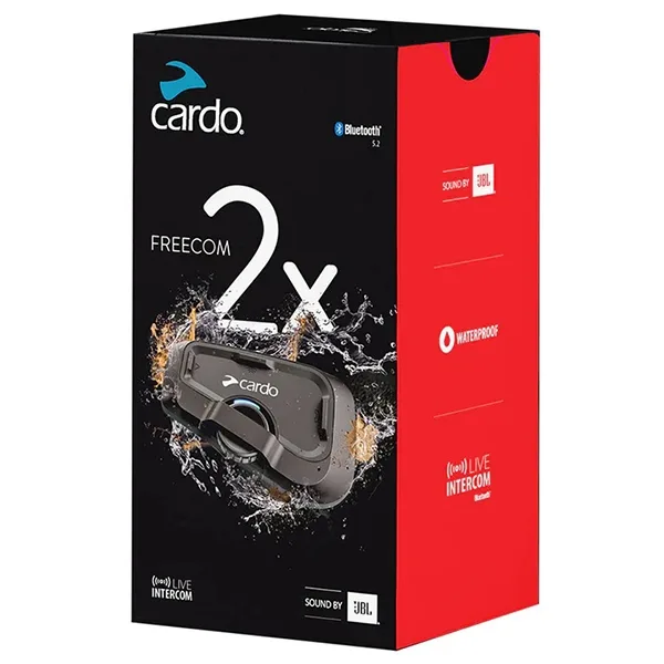 Cardo Freecom 2x Duo Communication System Double Pack