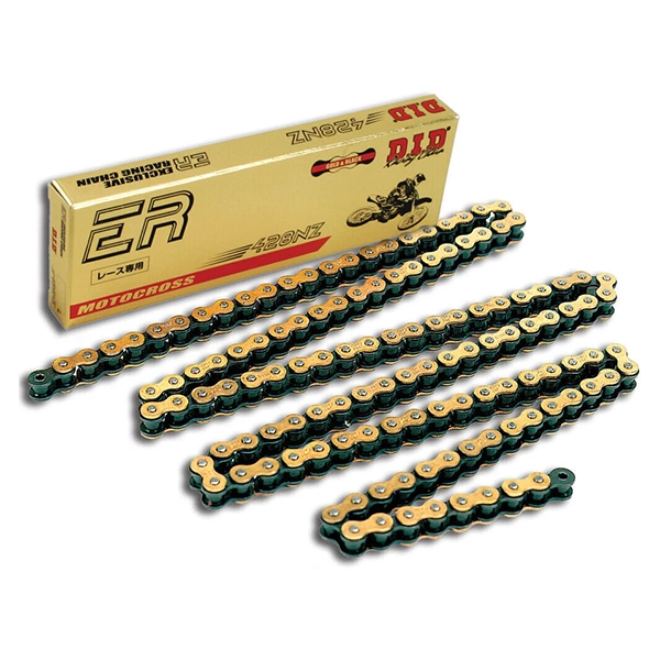 D.I.D 428NZ Racing Chain - Gold/Black 132