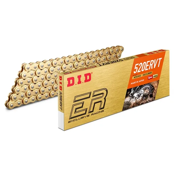 D.I.D 520ERVT Motocross Chain - Gold 116