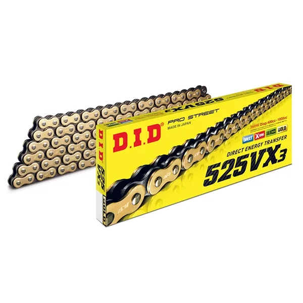 D.I.D 525VX3 Chain - Gold 120