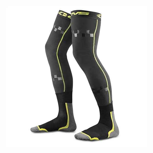 EVS Fusion Knee Brace Socks - Hi-Vis/Black