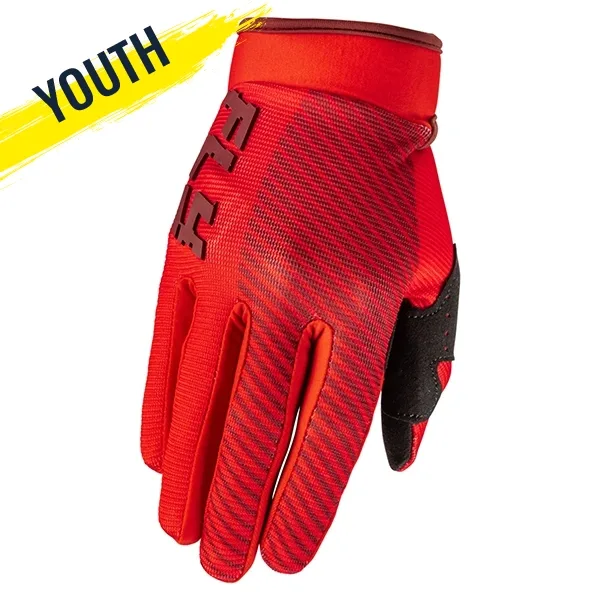 Fly F-16 2026 Youth Gloves - Red