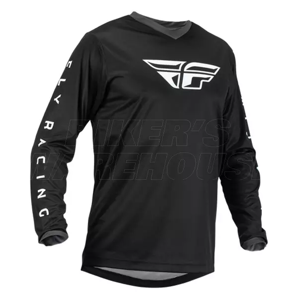 Fly F-16 Jersey (2023) - Black/White - Biker’s Warehouse