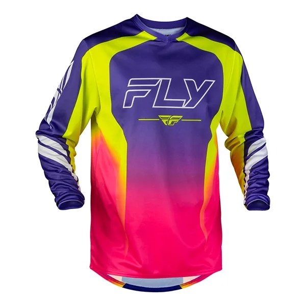 Fly F-16 Raze Jersey - Purple/Red/Yellow