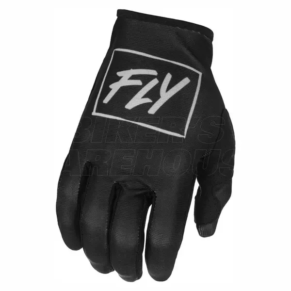 Fly Lite MX Gloves - Black/Grey