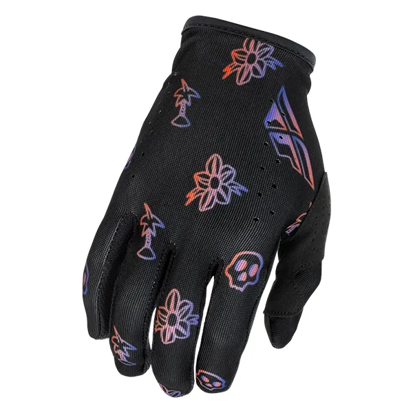 Fly Lite Outine Gloves- Black/Red/Purple