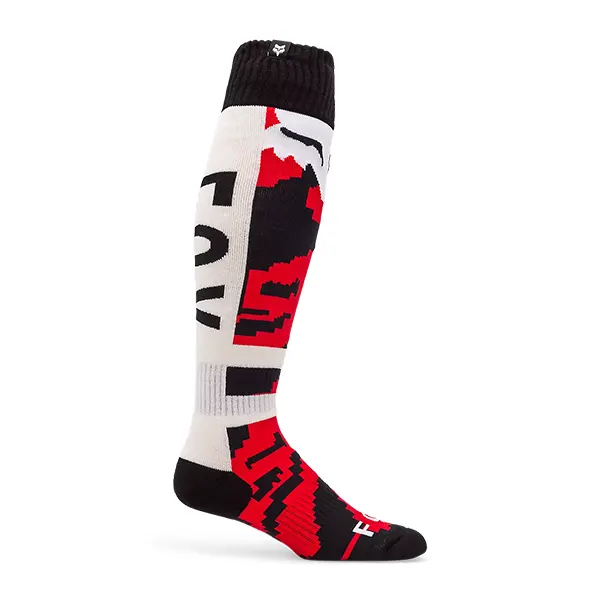FOX 180 Kairos Socks - White/Fluo Red