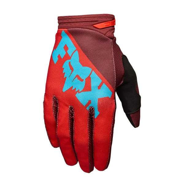 Fox 180 Raid Gloves - Red