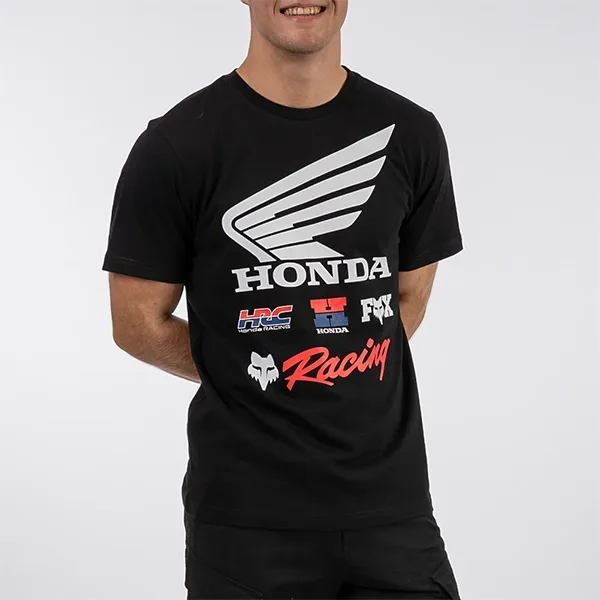 Fox Honda Wings Tee - Black