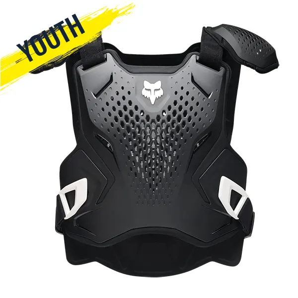 Fox R3 Youth Chest Guard - Black (One Size Fits All)