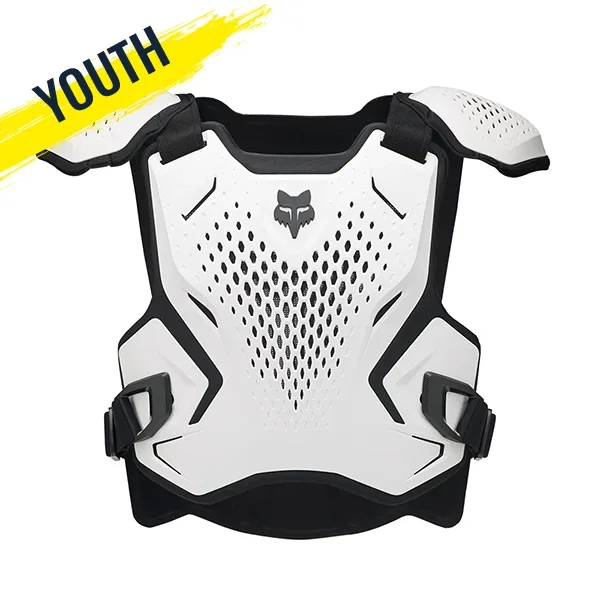 Fox R3 Youth Chest Guard - White (One Size Fits All)