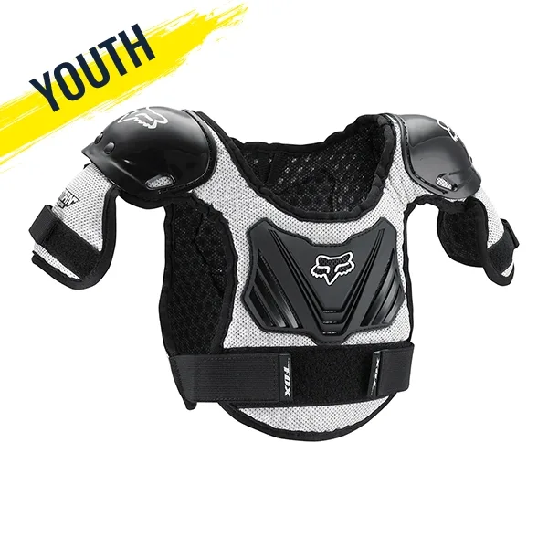 Fox Titan Peewee Youth Roost Deflector - Black/Silver