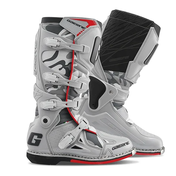 Gaerne Fastback Endurance Motocross Boots - Snow/Camo