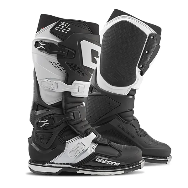 Gaerne SG22 Off-Road Boots - Black/White 2262-020