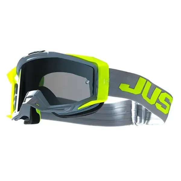 Just1 Iris 2.0 Logo Goggles - Grey/Yellow