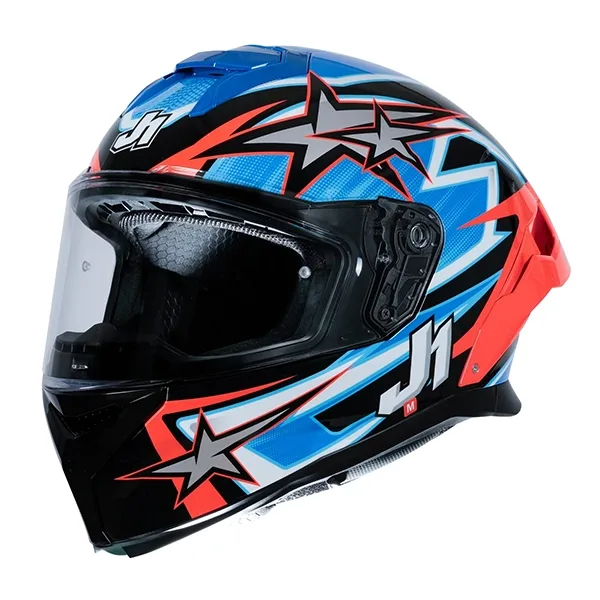 Just1 J-STR Astro Helmet - Red/Blue/Black