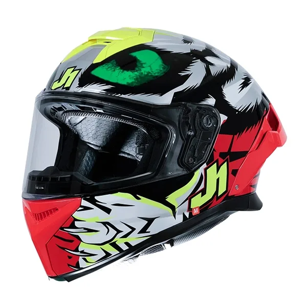 Just1 J-STR Demonic Helmet - Red/Yellow/Black