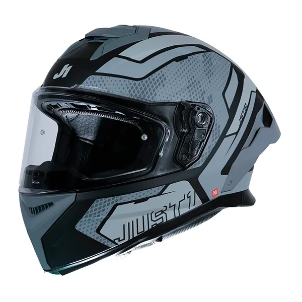 Just1 J-STR Union Helmet - Matt Black/Grey