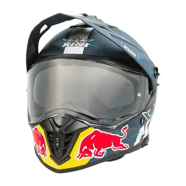 Kini Red Bull 2.0 ADV X Helmet - Blue/White
