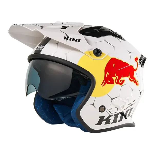 Kini Red Bull 1.0 XDR Helmet - White