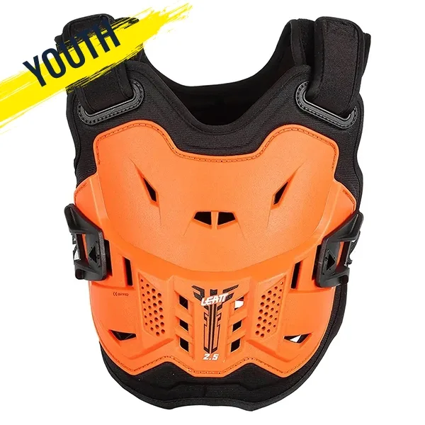 Leatt 2.5 Youth Chest Protector - Black/Orange