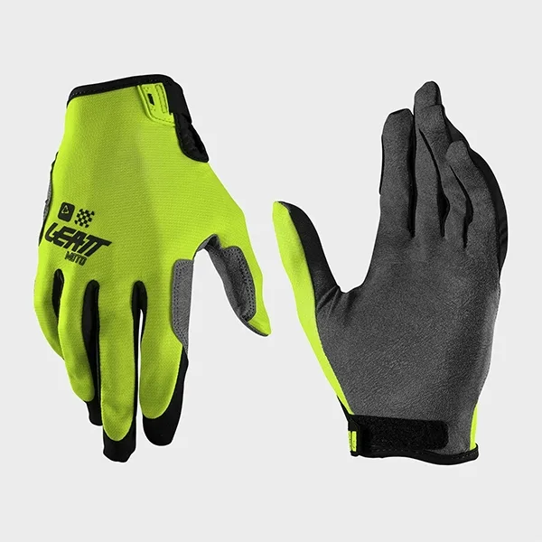 Leatt 1.5 GripR Motocross Gloves - Neon Yellow