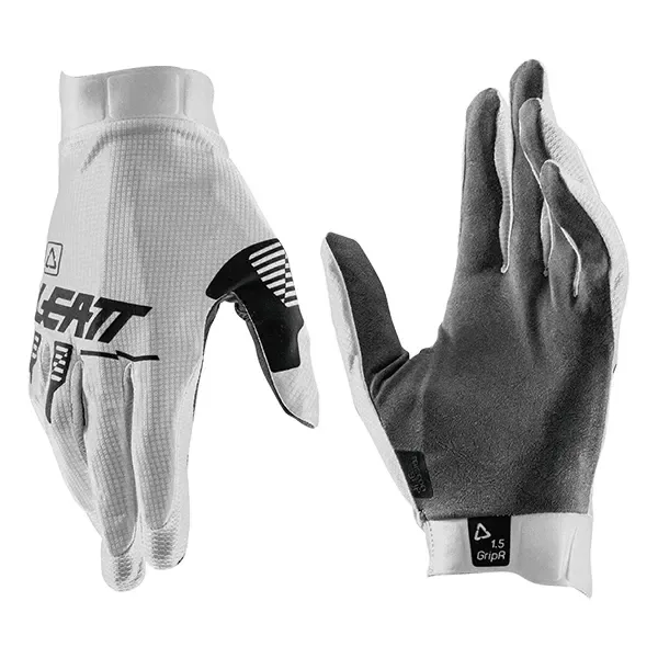 Leatt 1.5 GripR Motocross Gloves -White 8020003106