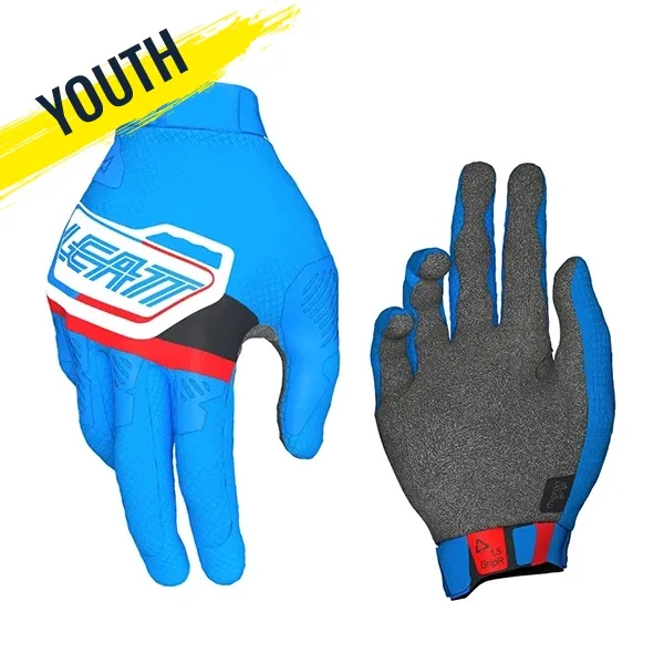Leatt 1.5 Youth MX Gloves - Pitboard Royal