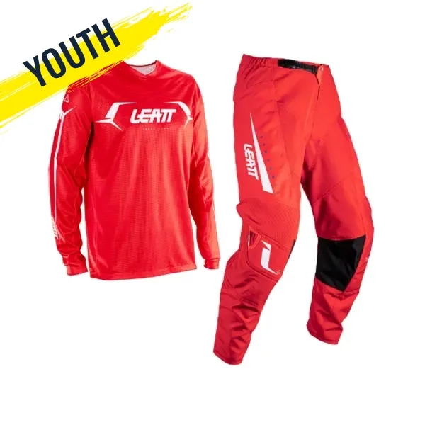 Leatt 3.5 Youth Ride Kit (2026) - Red