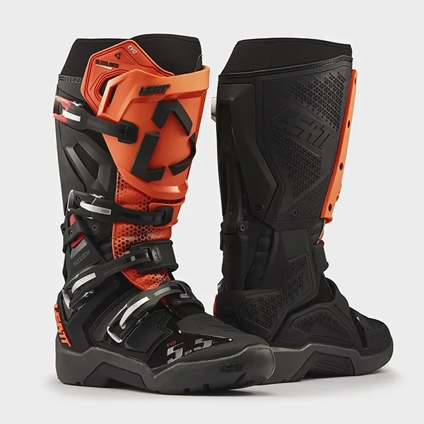 Leatt Moto 5.5 FlexLock Enduro Evo Boots - Black/Orange