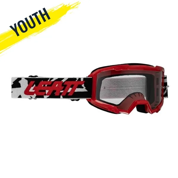 Leatt Vizion 2.5 Youth Goggle - Red Clear 8025250530