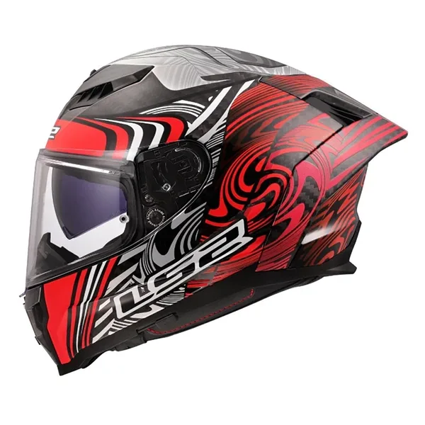 LS2 FF807 Dragon Enthum Helmet - Red