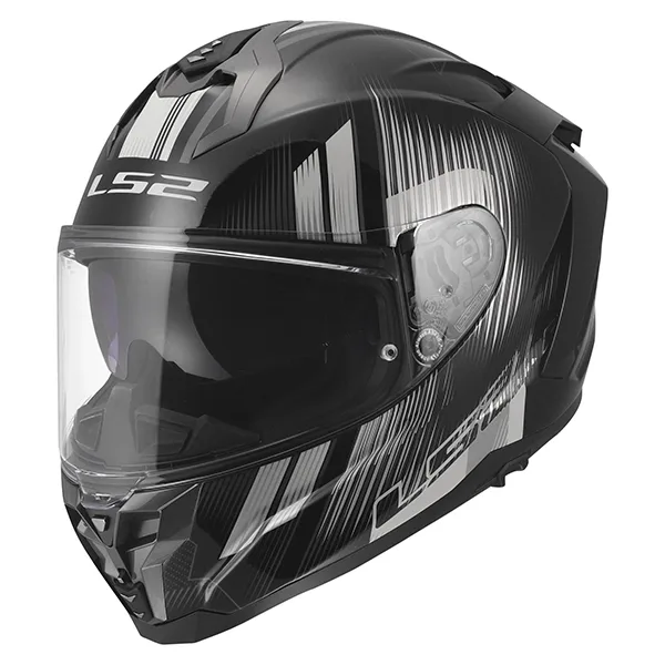 LS2 FF817 Challenger II Nitro Helmet - Black/Grey