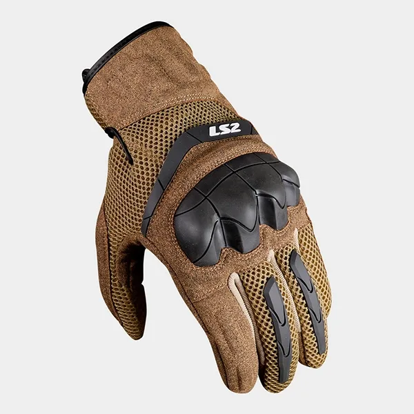 LS2 Kubra Gloves - Brown