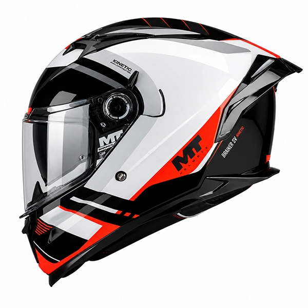 MT Braker SV Inception B5 Helmet- Gloss Black/Red/White