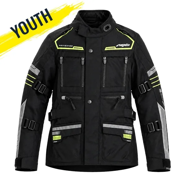 Nexo Kids Navigator Jacket - Black/Lime