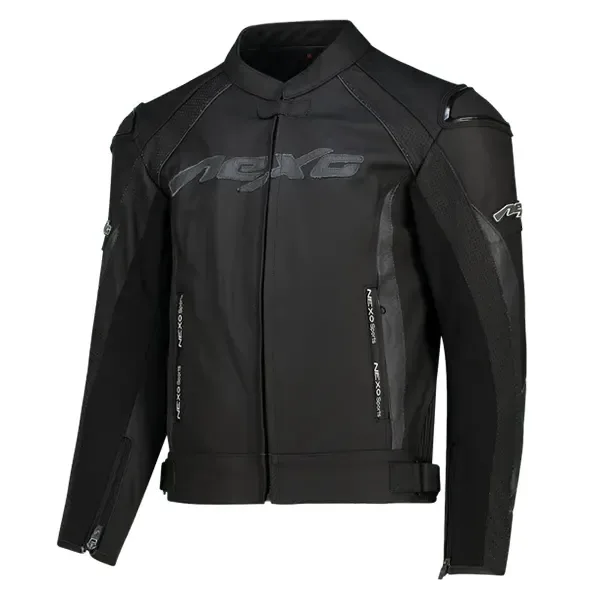 Nexo N Force Leather Jacket - Black/Graphite