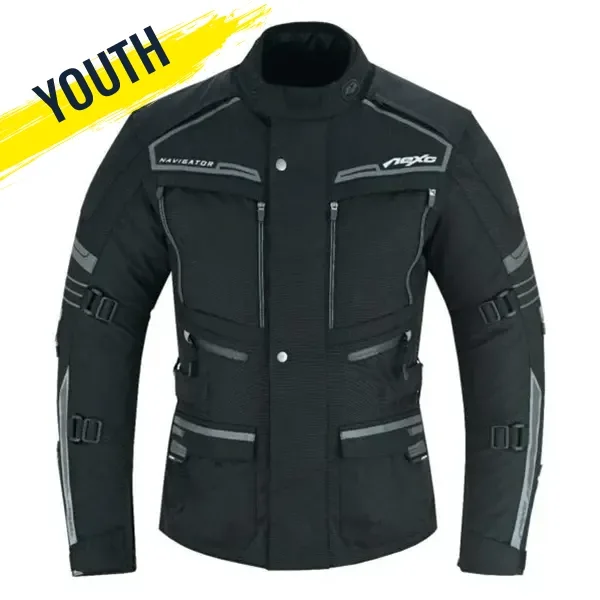 Nexo Navigator Youth Jacket - Black/Grey N-NAVK-BG