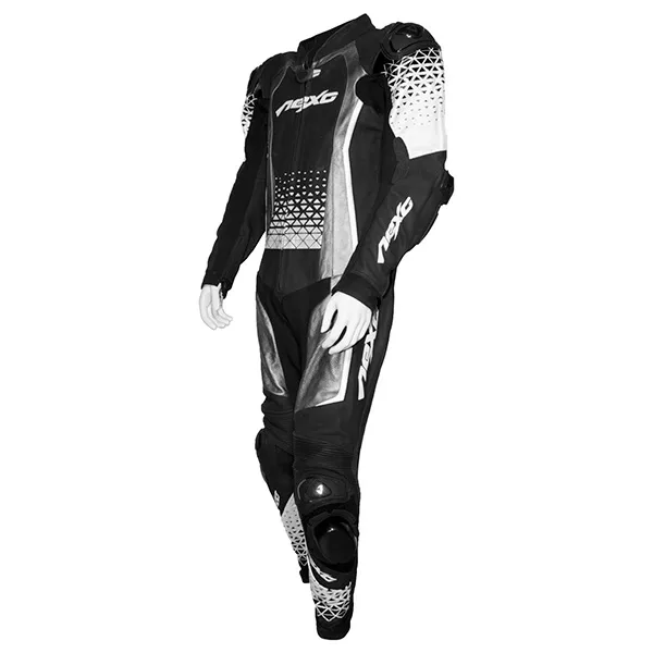 Nexo 1 Piece Ashton Leather Suite - Black/White