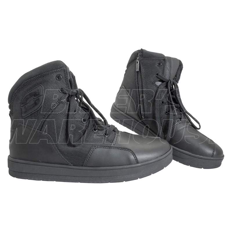 Ozone Vented Shoe Black Biker s Warehouse