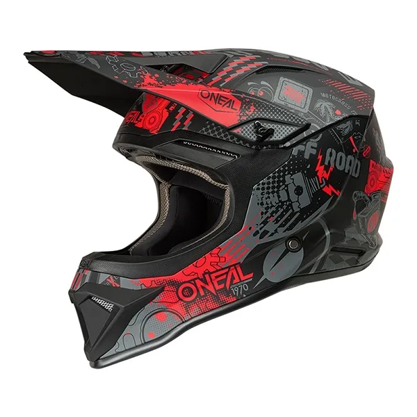 O’Neal 1SRS Vibrant Helmet - Black/Red