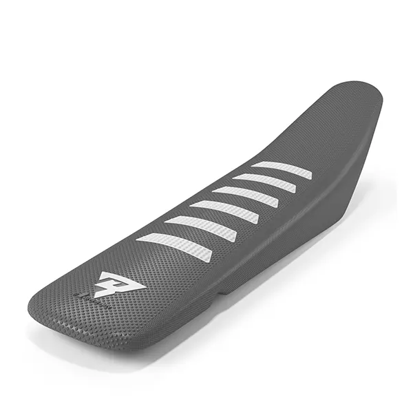 OneGripper Seat Cover - MR74 Ribbed Edition V2 - Dark Grey/White