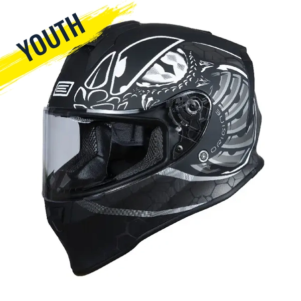 Origine Dinamo Fighter Youth Helmet - Matt Titanium/Black