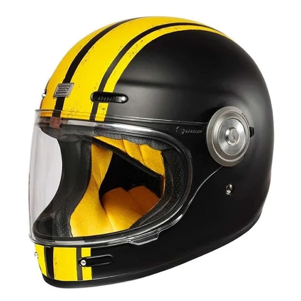 Origine Vega Custom Helmet - Yellow/Black 20313502910030