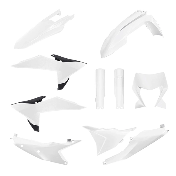 Polisport White Plastics Kit - KTM EXC/EXC-F (26) XCW/XCW-F (26)
