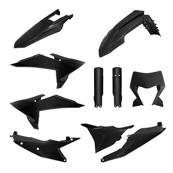 Polisport Black Plastics Kit - KTM EXC/EXC-F (26) XCW/XCW-F (26)